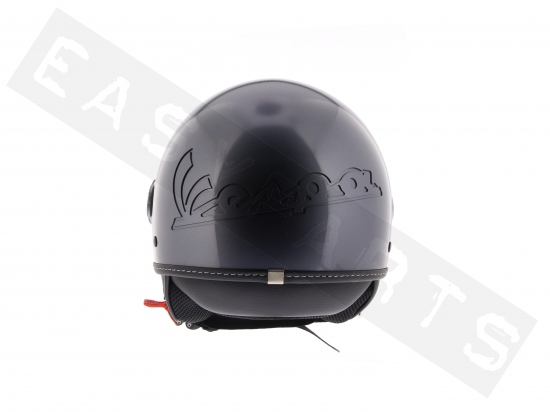 Piaggio Helm Demi Jet VESPA Visor 3.0 Part III Glossy Grijs Titanium G03